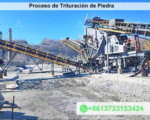 Proceso de Trituración de Piedra