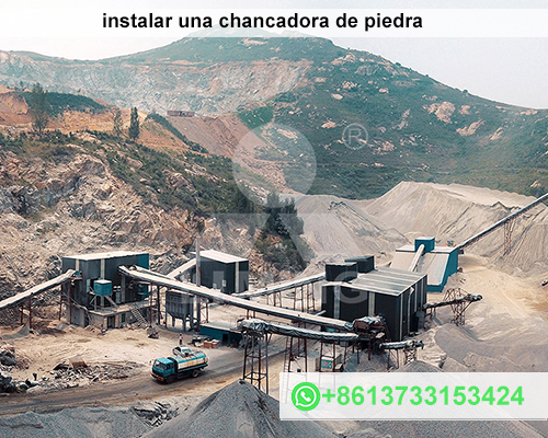 Cómo instalar una chancadora de piedra