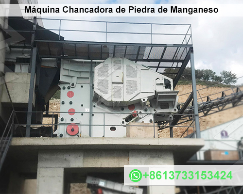 Máquina Chancadora de Piedra de Manganeso en Perú