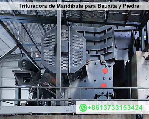 Trituradora de Mandíbula para Bauxita y Piedra
