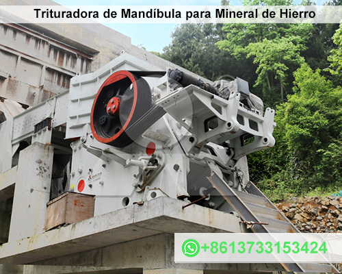 Trituradora de Mandíbula para Mineral de Hierro