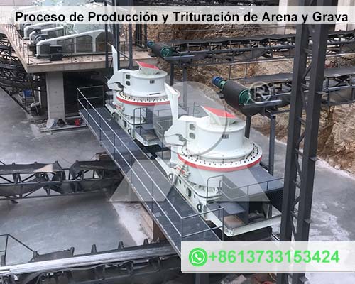 Proceso de Producción y Trituración de Arena y Grava