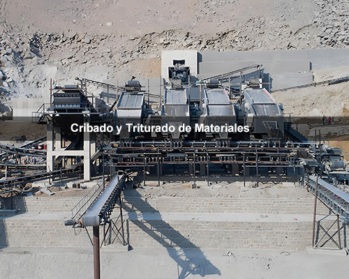 Especificaciones para Cribado y Triturado de Materiales