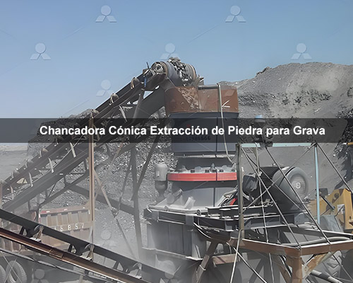 Chancadora Cónica Extracción de Piedra para Grava